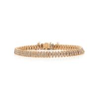 YELLOW GOLD AND DIAMOND BRACELET