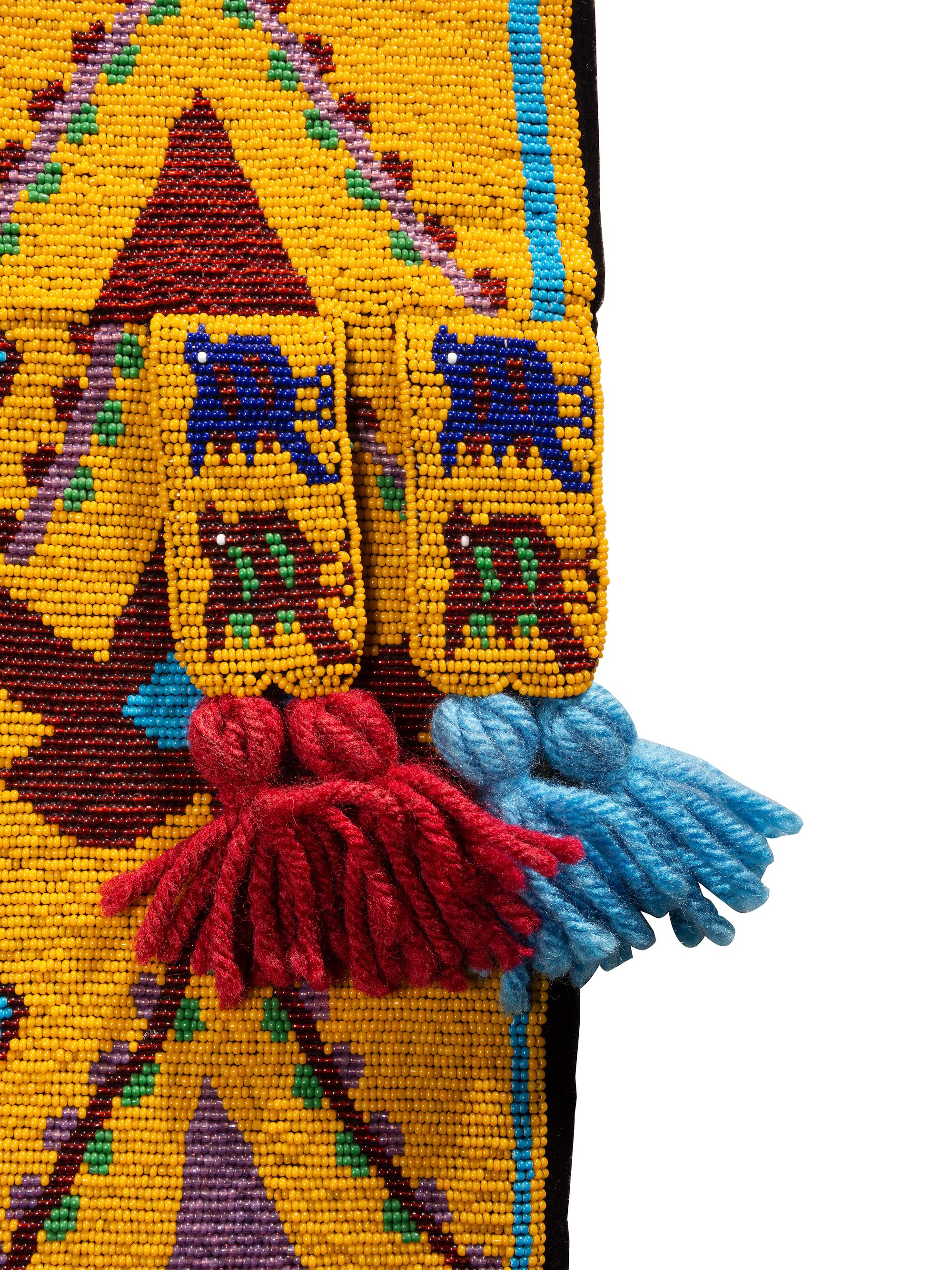 Ho Chunk Beaded Bandolier Bag