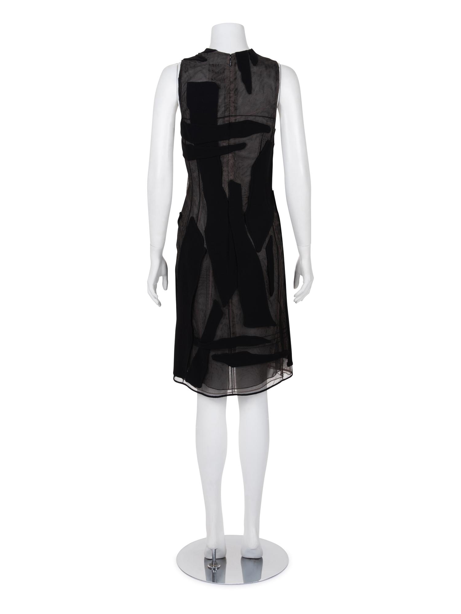 Chado Ralph Rucci Sleeveless Net Dress, c.2010