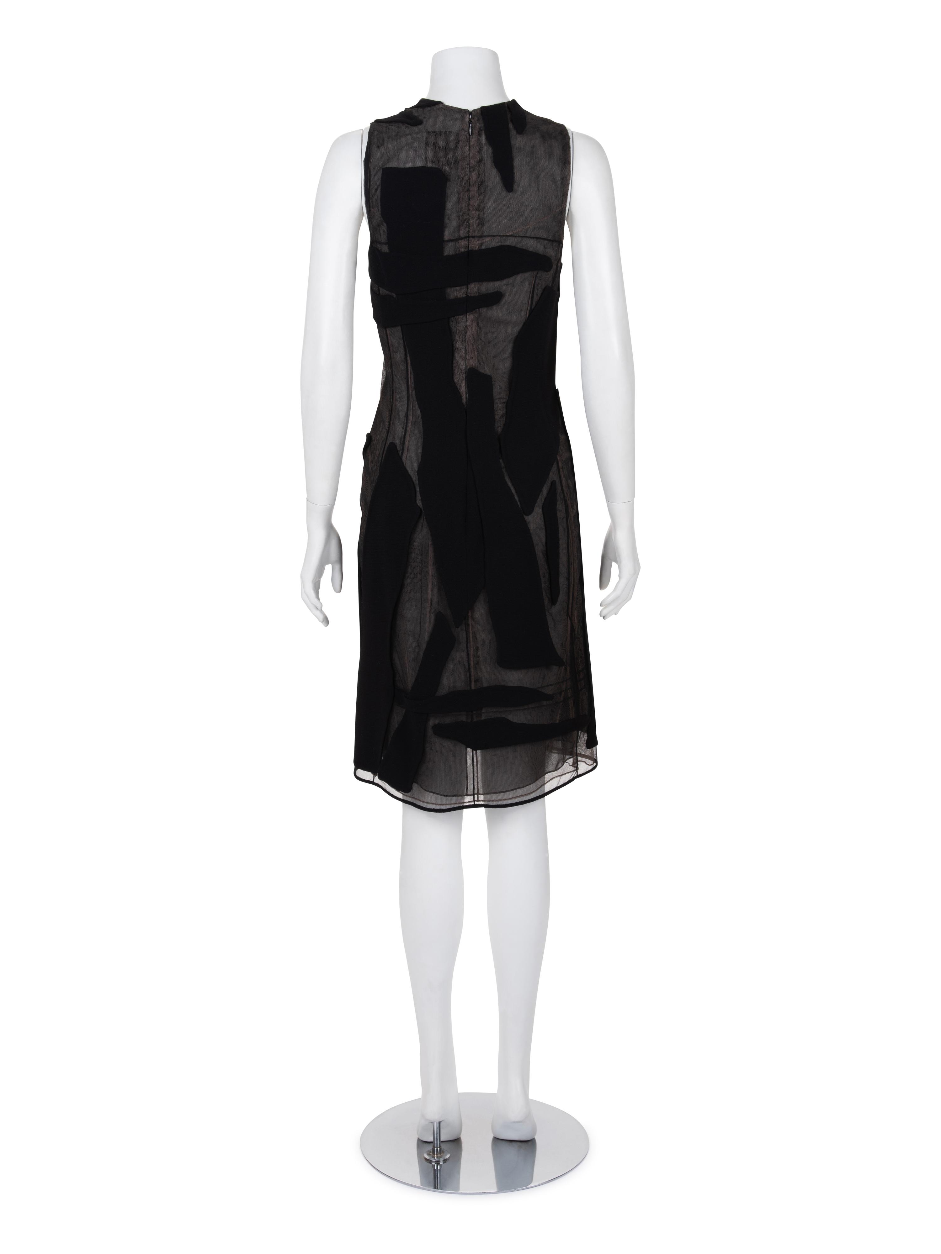 Chado Ralph Rucci Sleeveless Net Dress, c.2010