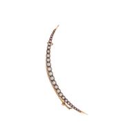 ANTIQUE, SEED PEARL CRESCENT BROOCH