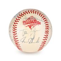 A 1992 Toronto Blue Jays World Series Champions Team Signed Autograph Baseball (Beckett Authentication Services BAS Certified)