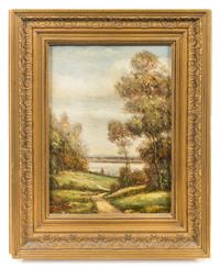 L. Stephano, (b. 1948), River Landscape