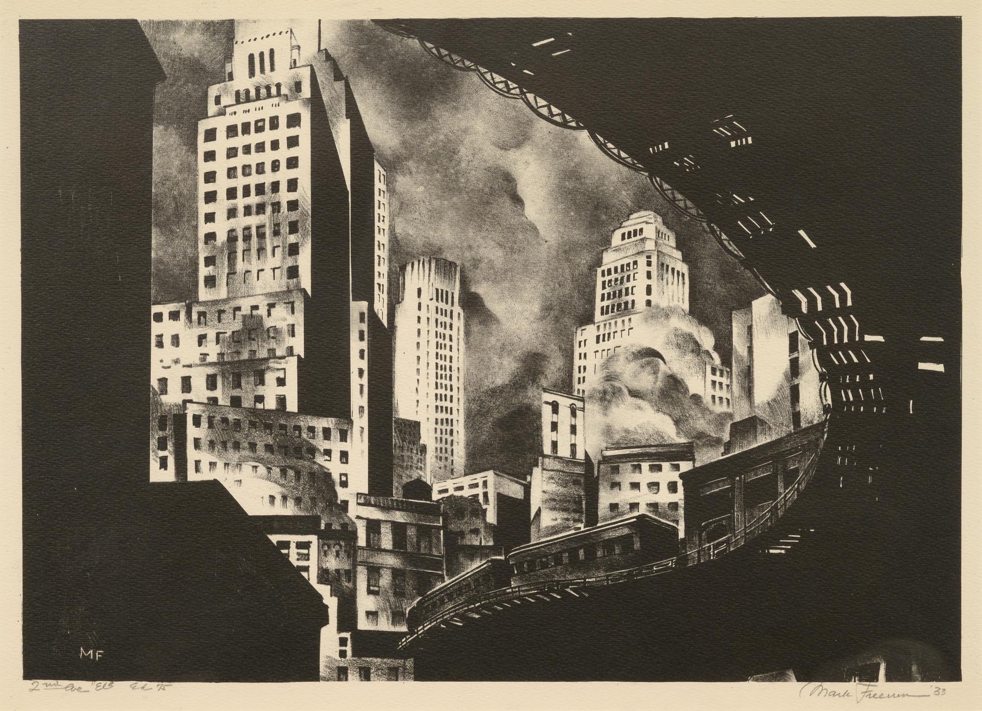 2nd Ave. "El", 1933