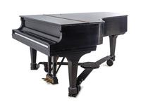 A Steinway and Sons Ebonized Grand Piano