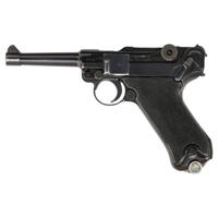 **Mauser byf-Code 41 Dated All Matching P.08 "Black Widow" Pistol with Holster & Spare Magazine