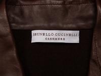 Brunello Cucinelli, Leather & Cashmere Overshirt