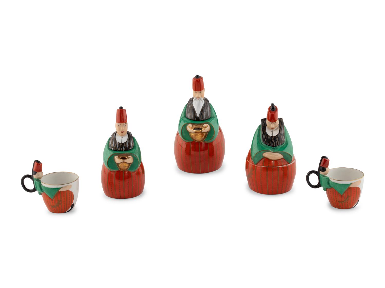 A Robj Porcelain Tea Service