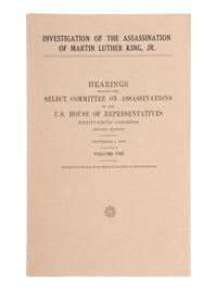 [KING, Martin Luther, Jr.] Investigation of the Assassination of Martin Luther King, Jr. 1978-1979.