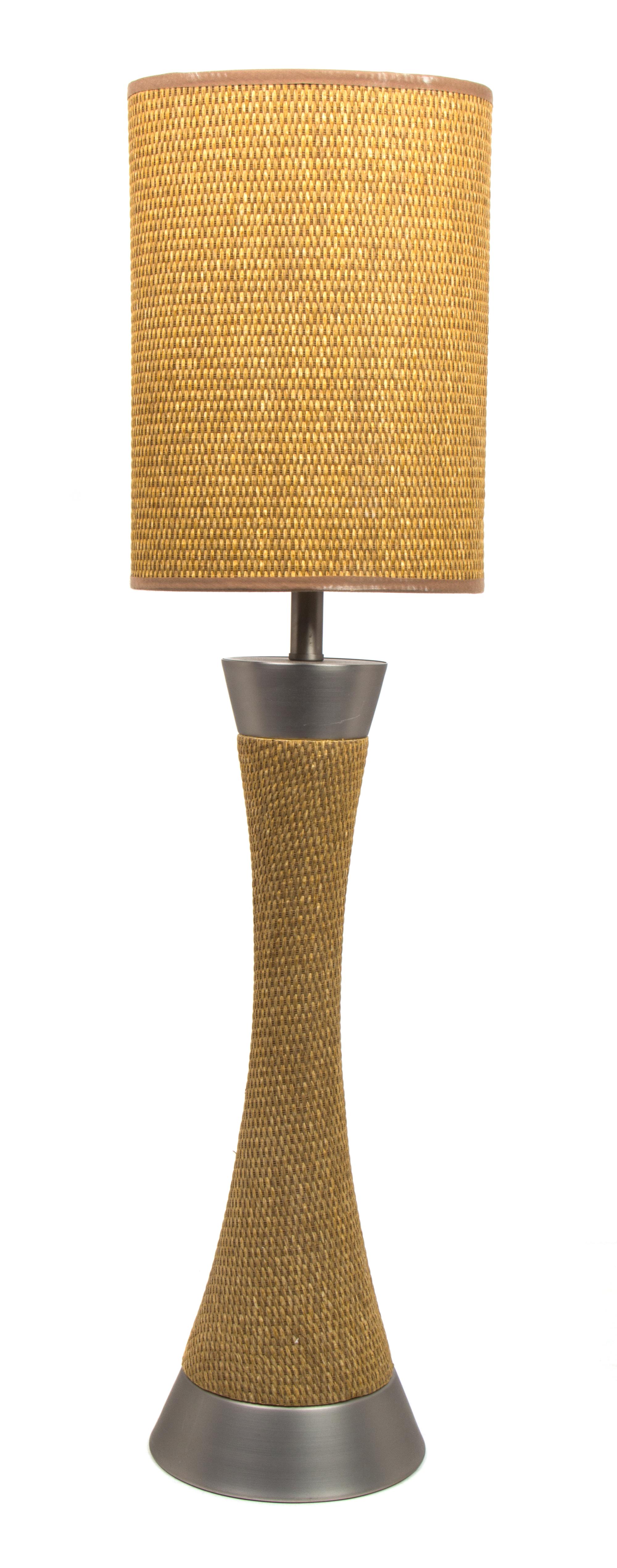 A Contemporary Table Lamp Height 31 inches.