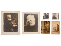 [WEAPONRY]. Photographic archive identified to inventors Hiram and Hudson Maxim.