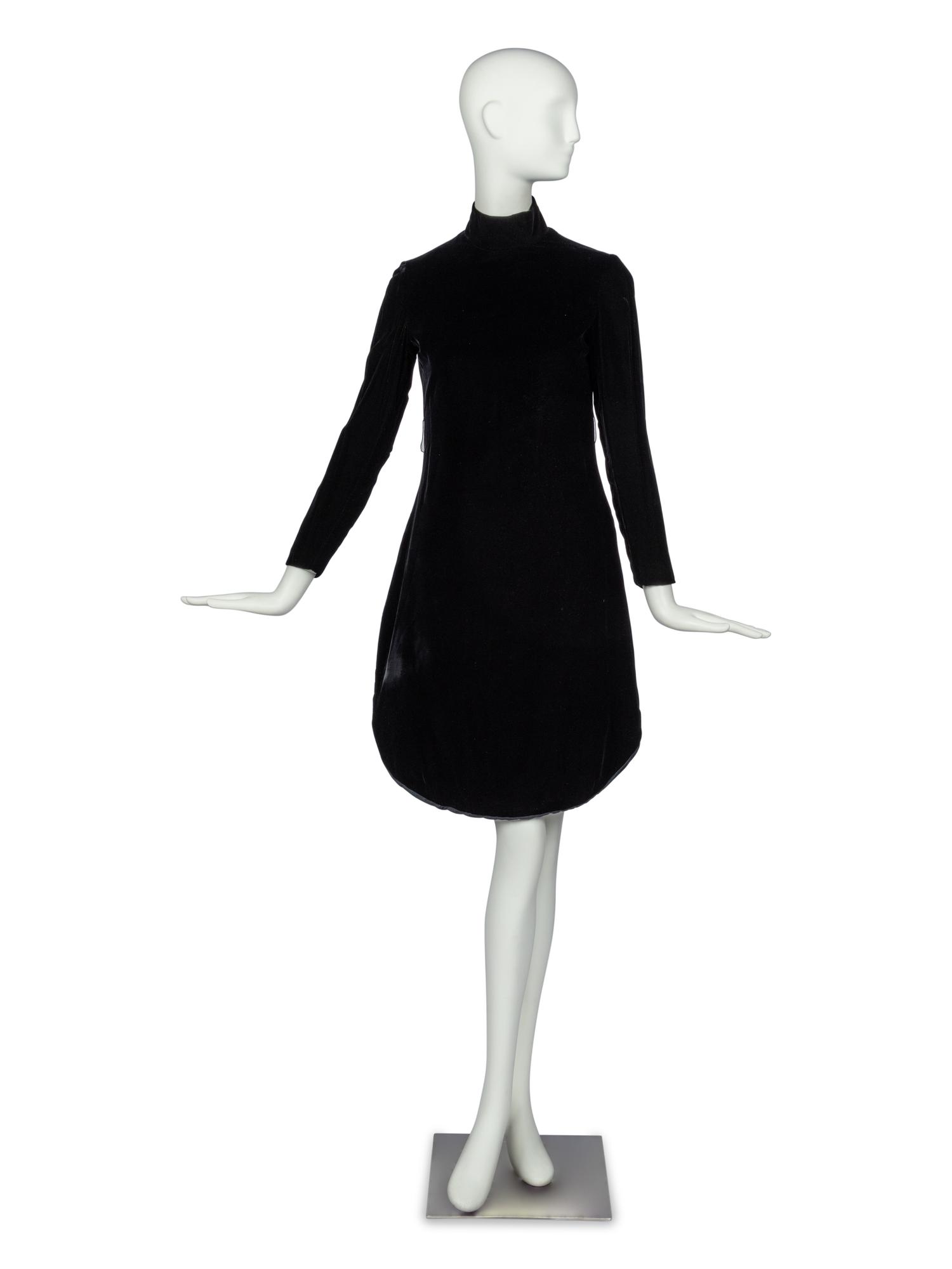 Pierre Cardin Velvet Dress, 1969