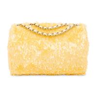 Chanel, Mini Classic Flap in Yellow Sequin Fringe, 2025