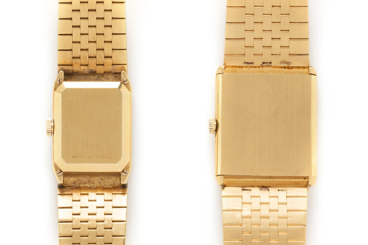 BUECHE-GIROD, COLLECTION OF YELLOW GOLD WATCHES