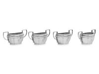 A Set of Four English Salt Cellars