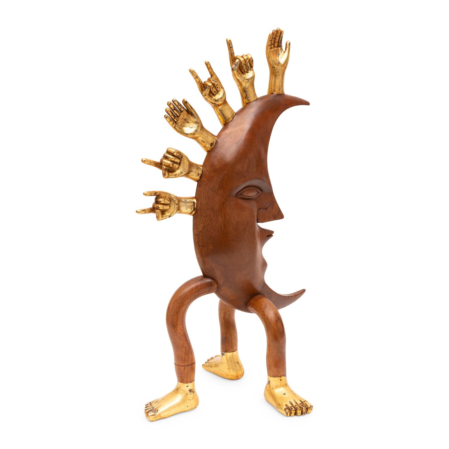 Luna Cara con Manos (Moon Face with Hands)