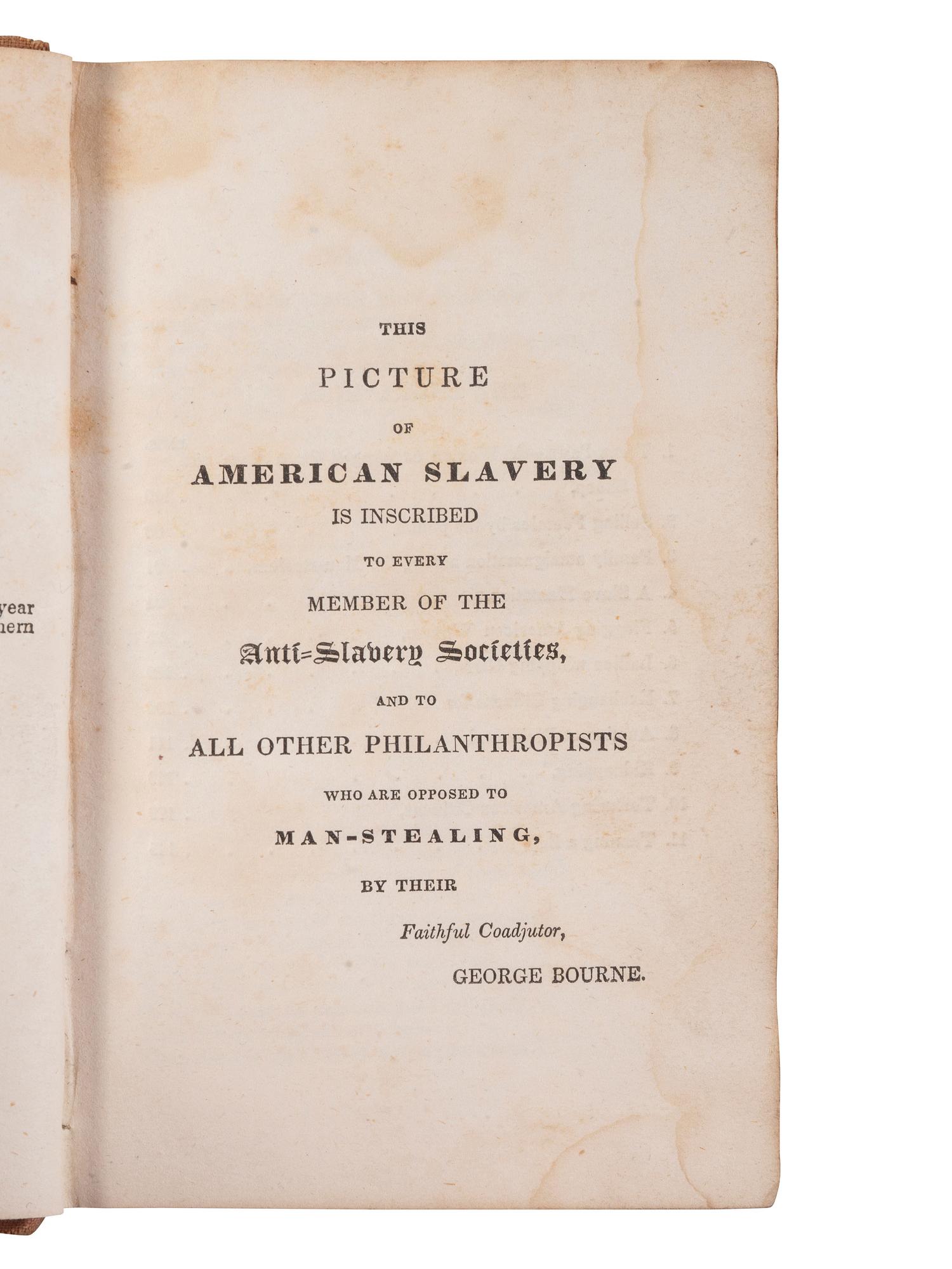 CLARKSON, Thomas (1760-1846). An Essay on the Slavery and Commerce of the Human Species, Particularly the African. In Three Parts. Georgetown, K[Y]: J. N. Lytle for Rev. David Barrow, 1816.