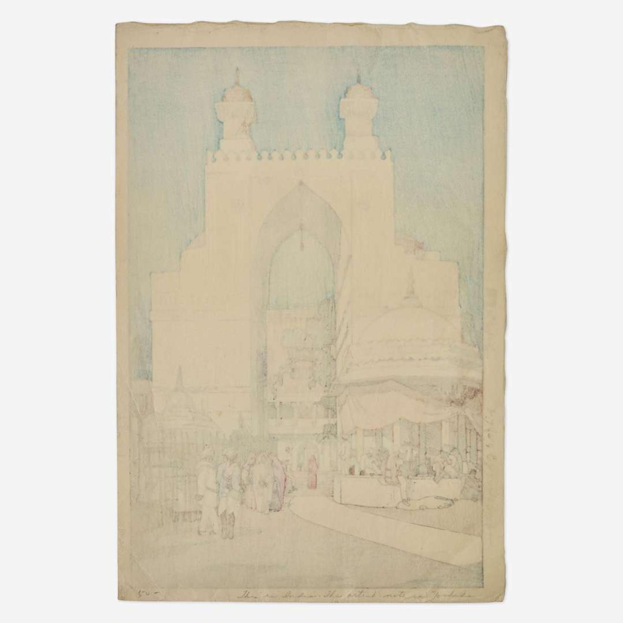 Hiroshi Yoshida 吉田博 浮世绘四幅 (Japanese b.1876-d.1950)