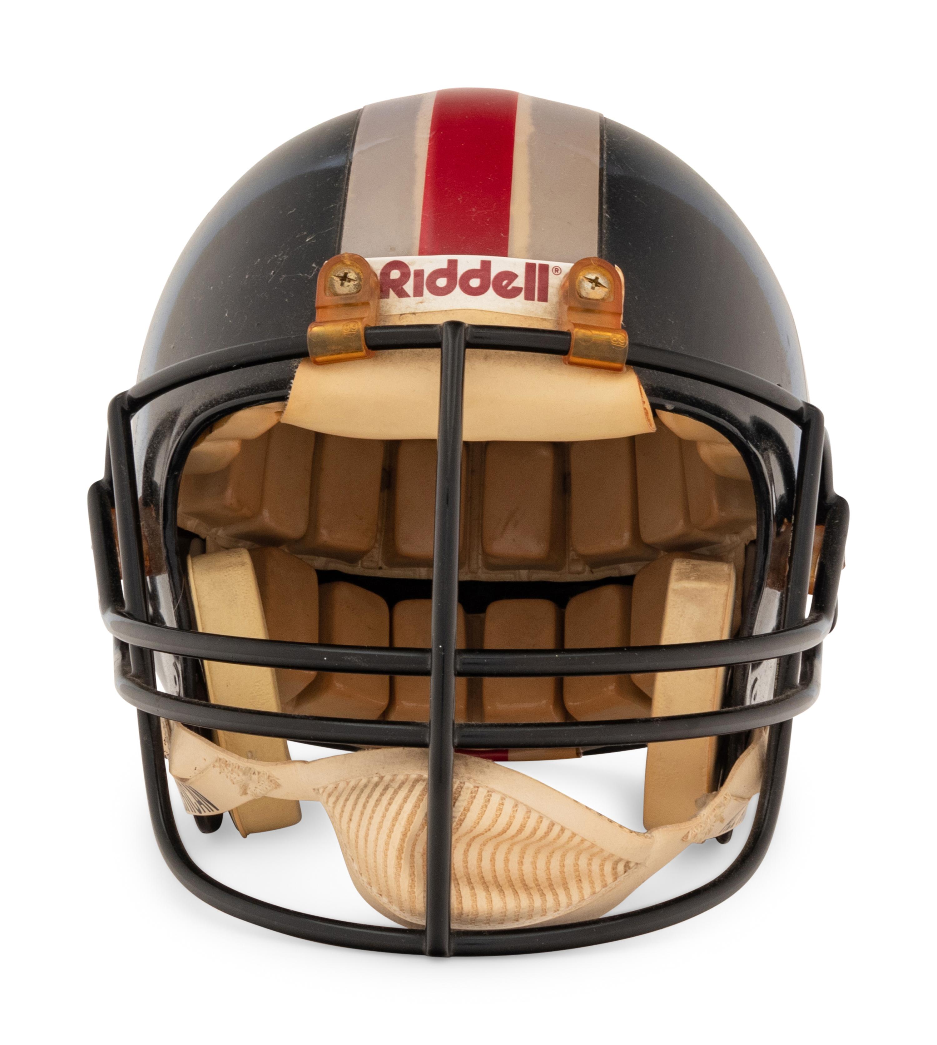 An Aliquippa, Pennsylvania High School Riddell Football Helmet Formerly Displayed at Mike Ditka's Restaurant