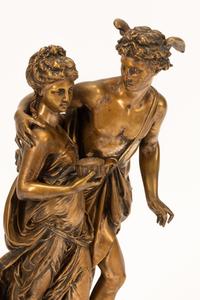 After Jean-Louis Gregoire Late 19th/Early 20th Century Figural Group bronze signed L. Gregoire