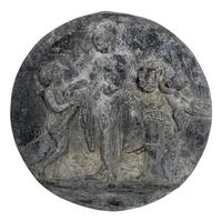 Four Lead Wall Plaques Depicting the Four Ages of Man Attributed to Bertel Thorvaldsen (Danish, c. 1770-1844)