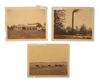 [EDUCATION]. HYMAN, photographer. A group of 6 photographs of Tuskegee Institute buildings and grounds, incl. the Wayside Inn and Dairy Barn. Ca early 1900s.