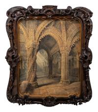 A Pair of Rococo Style Carved Walnut Frames