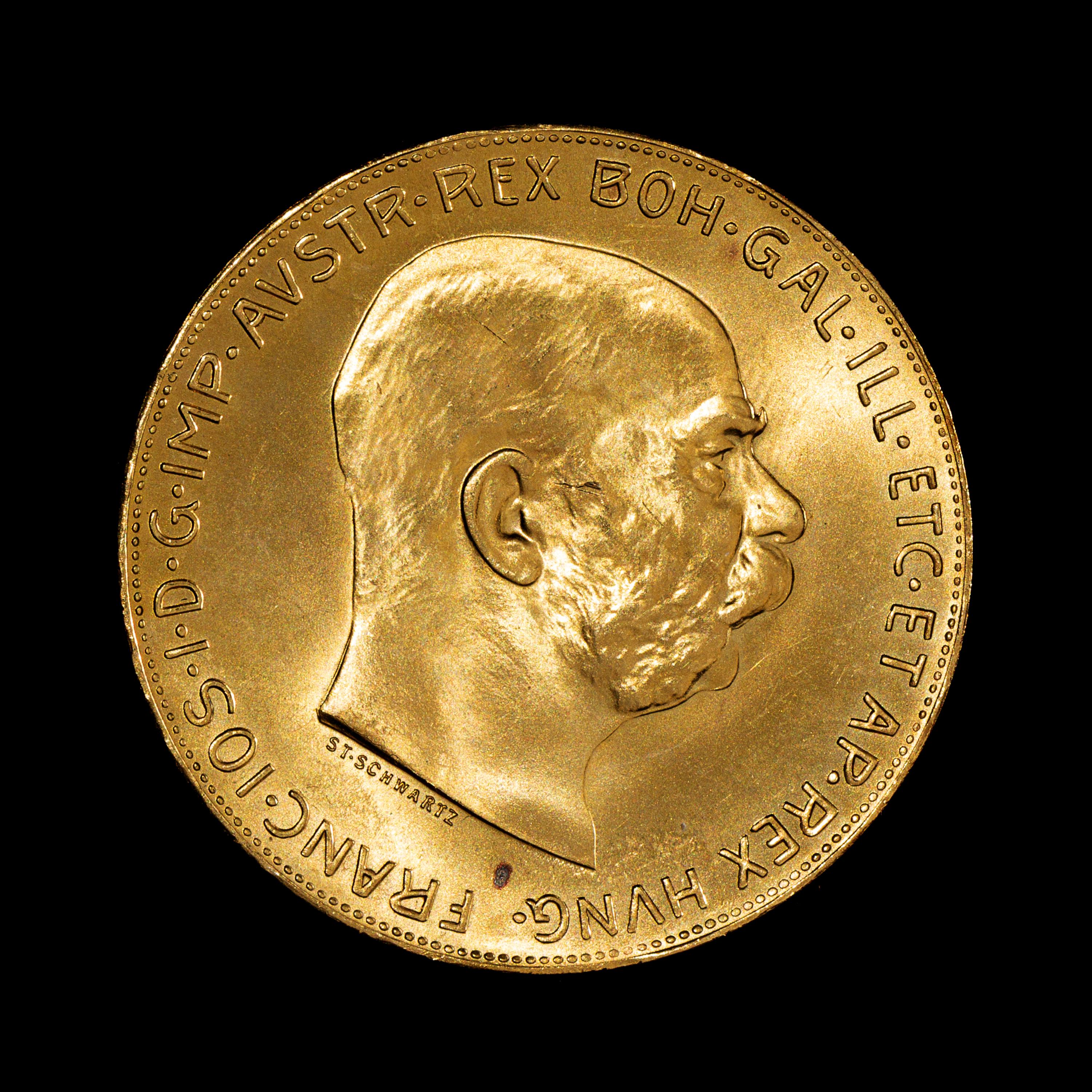 An Austrian 1915-Dated 100 Kroner Commemorative Coin