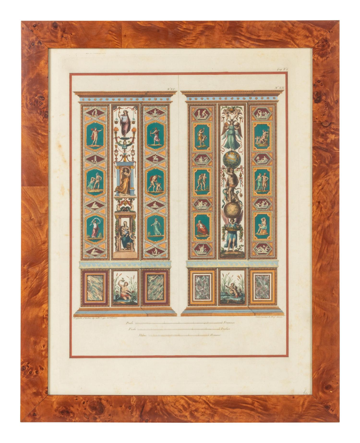 A Pair of Italian Decorative Prints