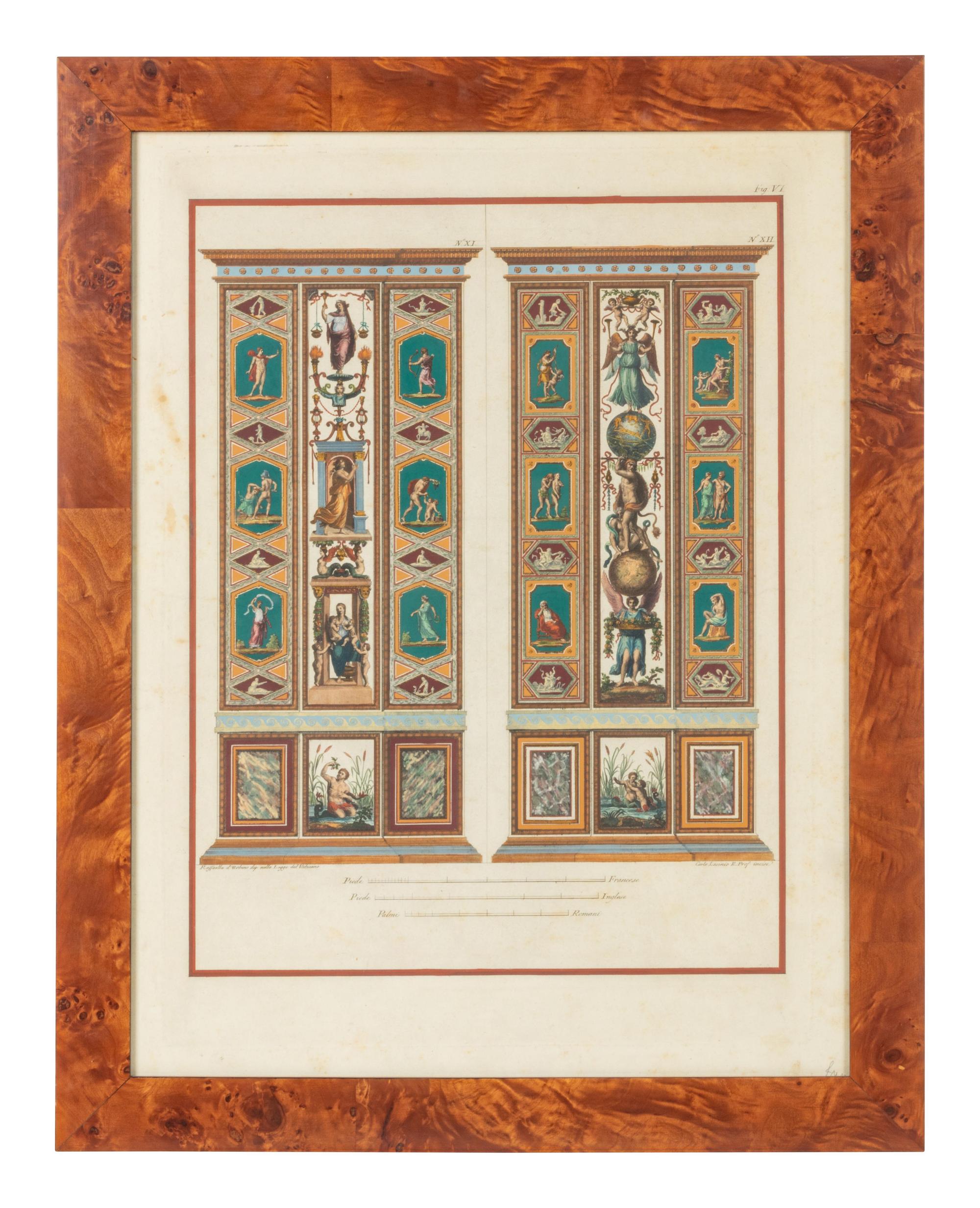 A Pair of Italian Decorative Prints