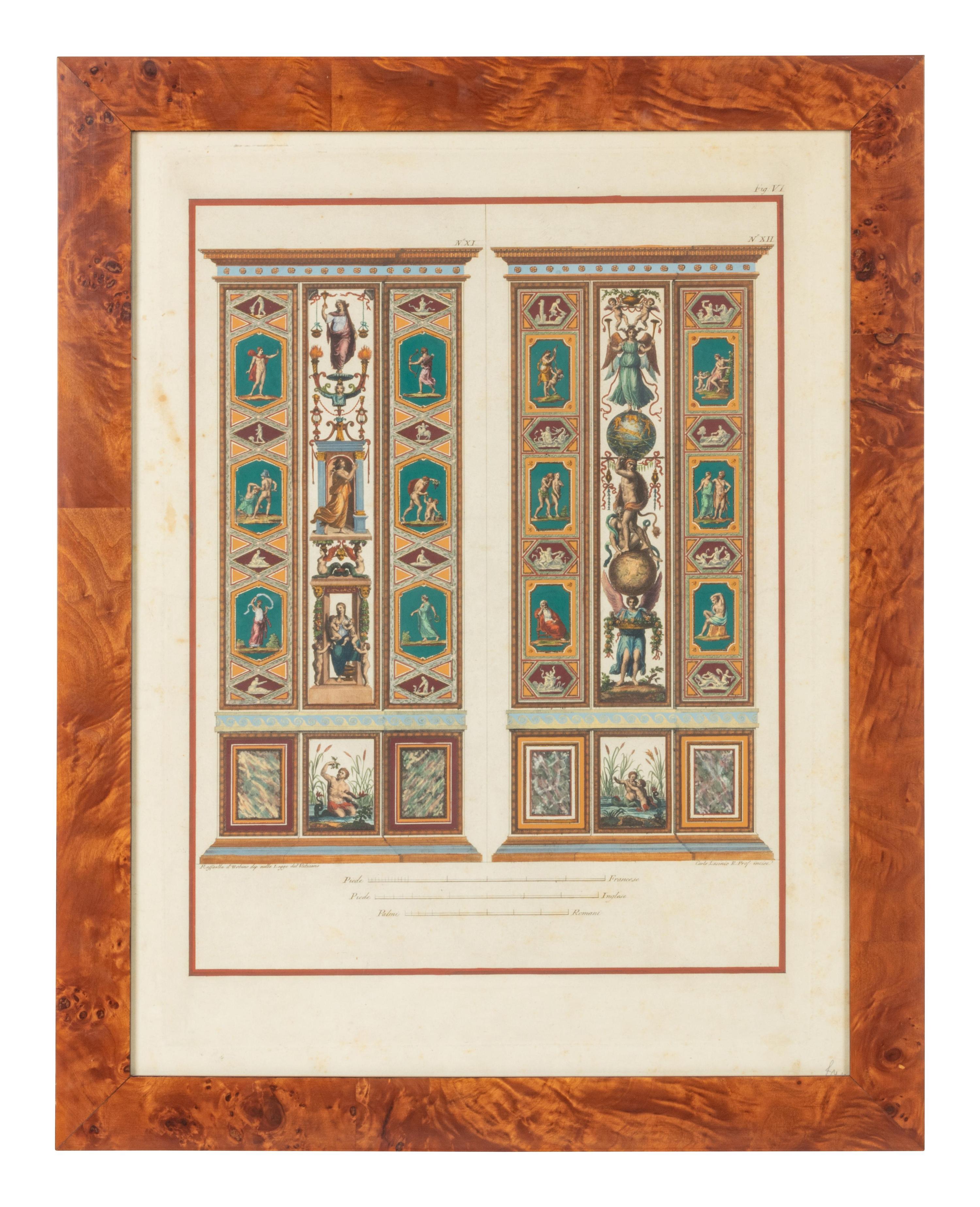 A Pair of Italian Decorative Prints