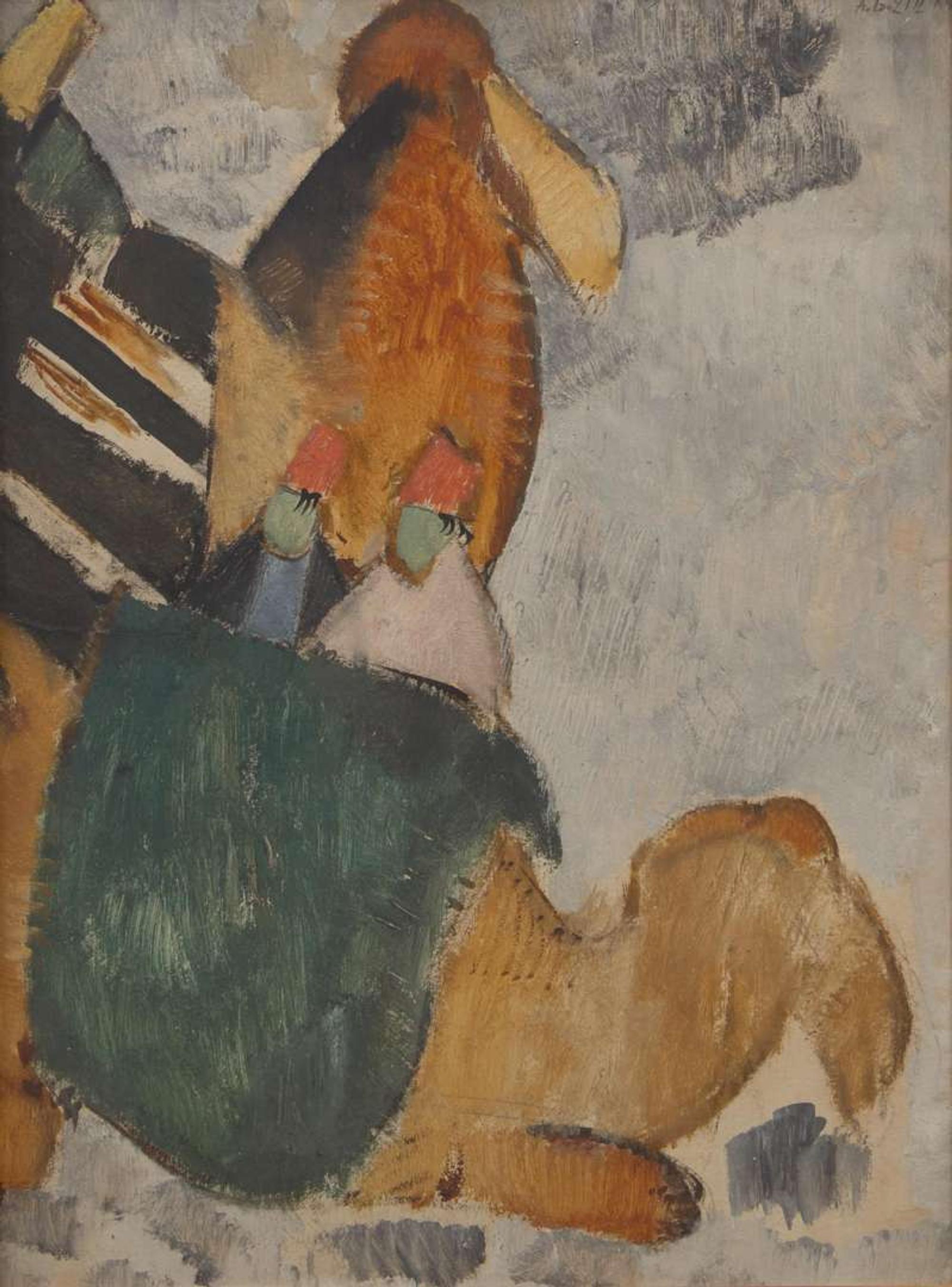 Alexis Gritchenko (Ukrainian, 1883-1977), Camels