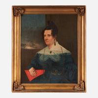 American School 19th century Two portraits: Amelia Turfler Rogers (1793-1861) and son William H. Rogers (1807-1850)