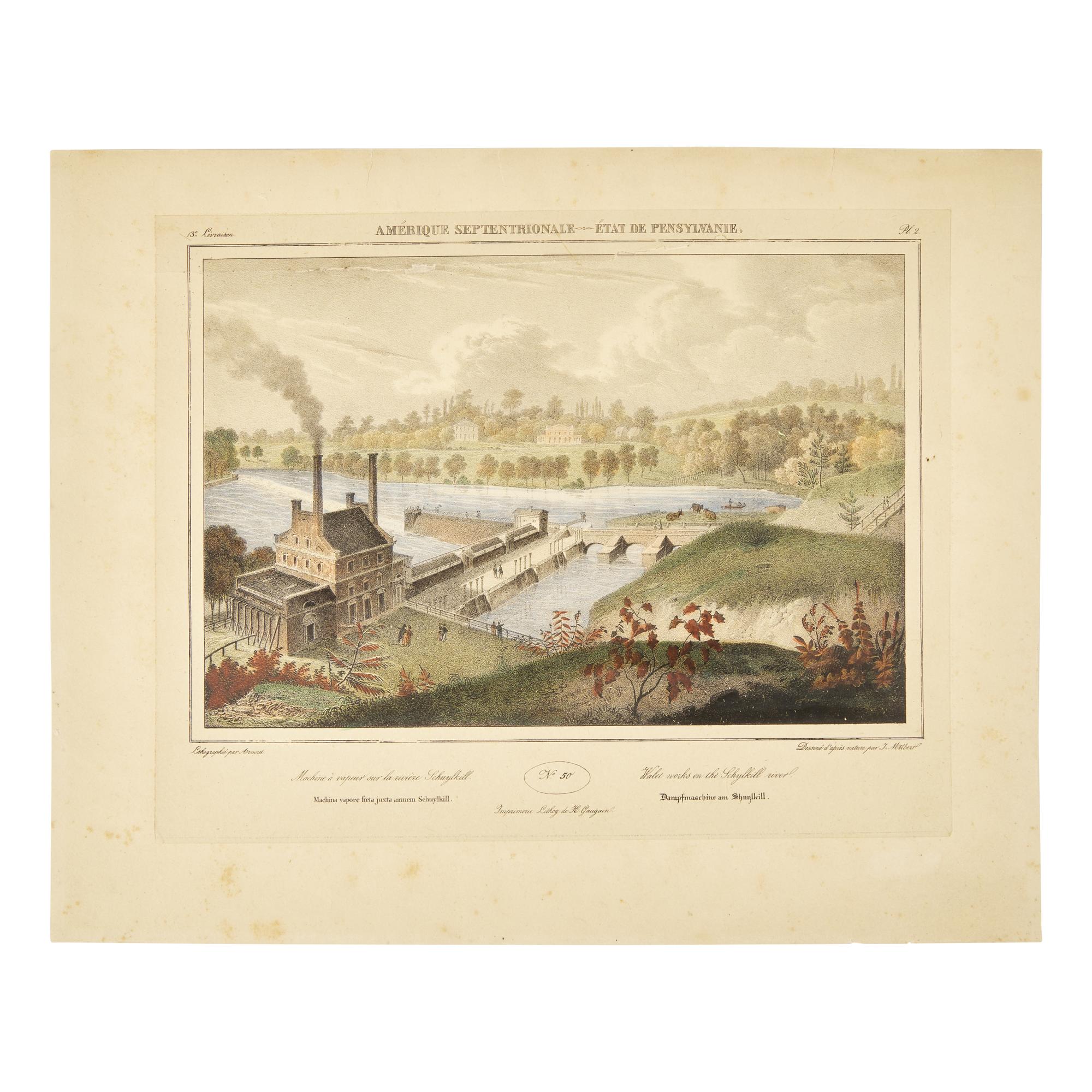 [Prints] Group of Nine Philadelphia Related Prints