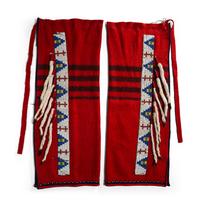 Sioux Beaded Wool Leggings
