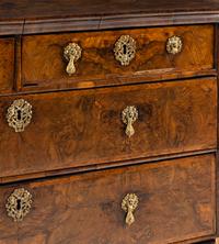 A William and Mary Walnut Chest of Drawers