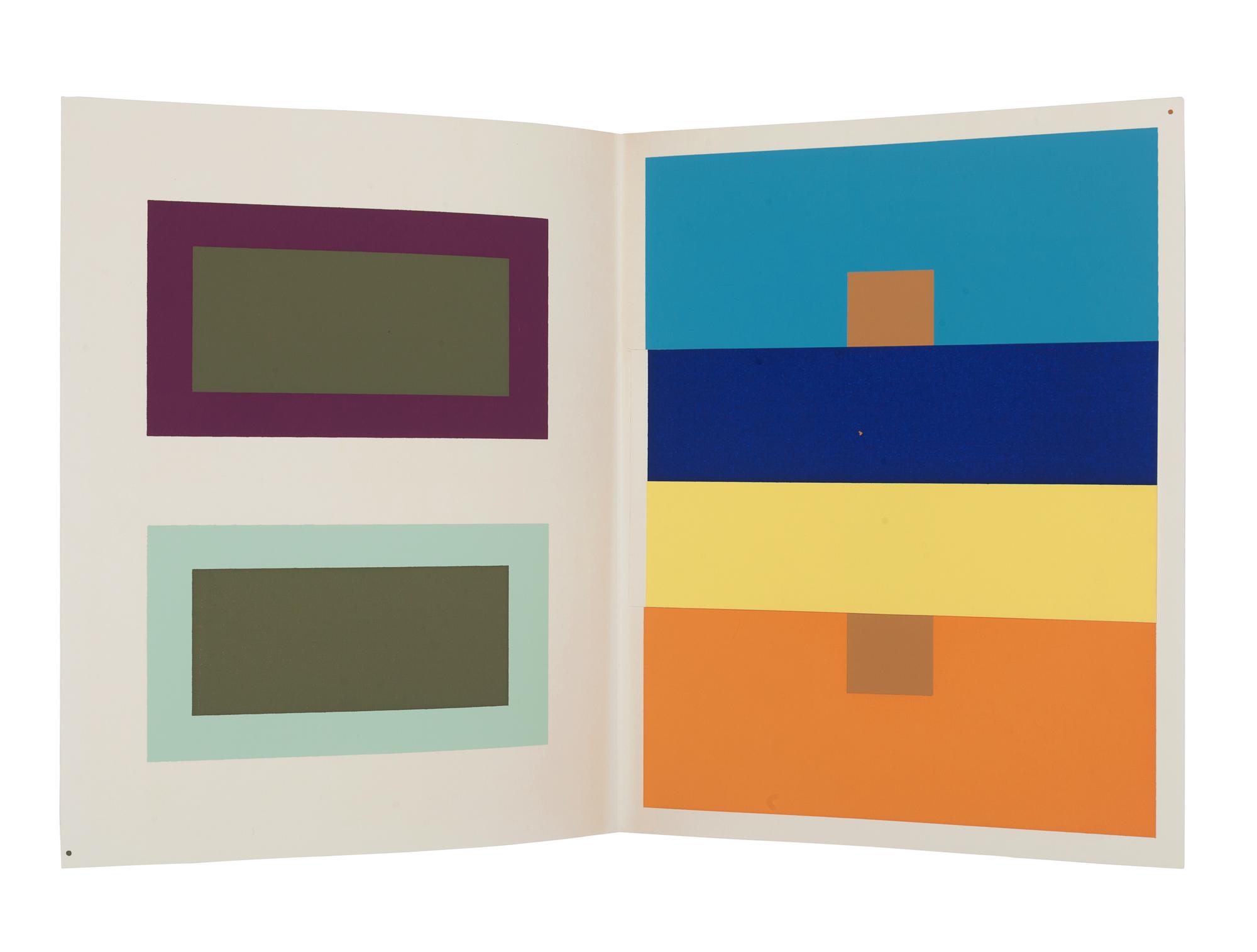 [ARTIST'S BOOK]. ALBERS, Josef (1888-1976). Interaction of Color . New Haven and London: Yale University Press, 1963.