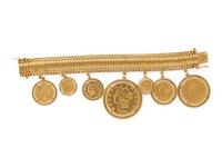 GOLD COIN BRACELET