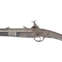 Albanian Tanchika Miquelet Musket Signed Lazari Cominaz