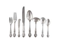 An American Silver Flatware Service