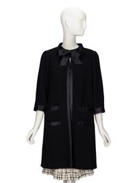 Chanel, Black Evening Coat