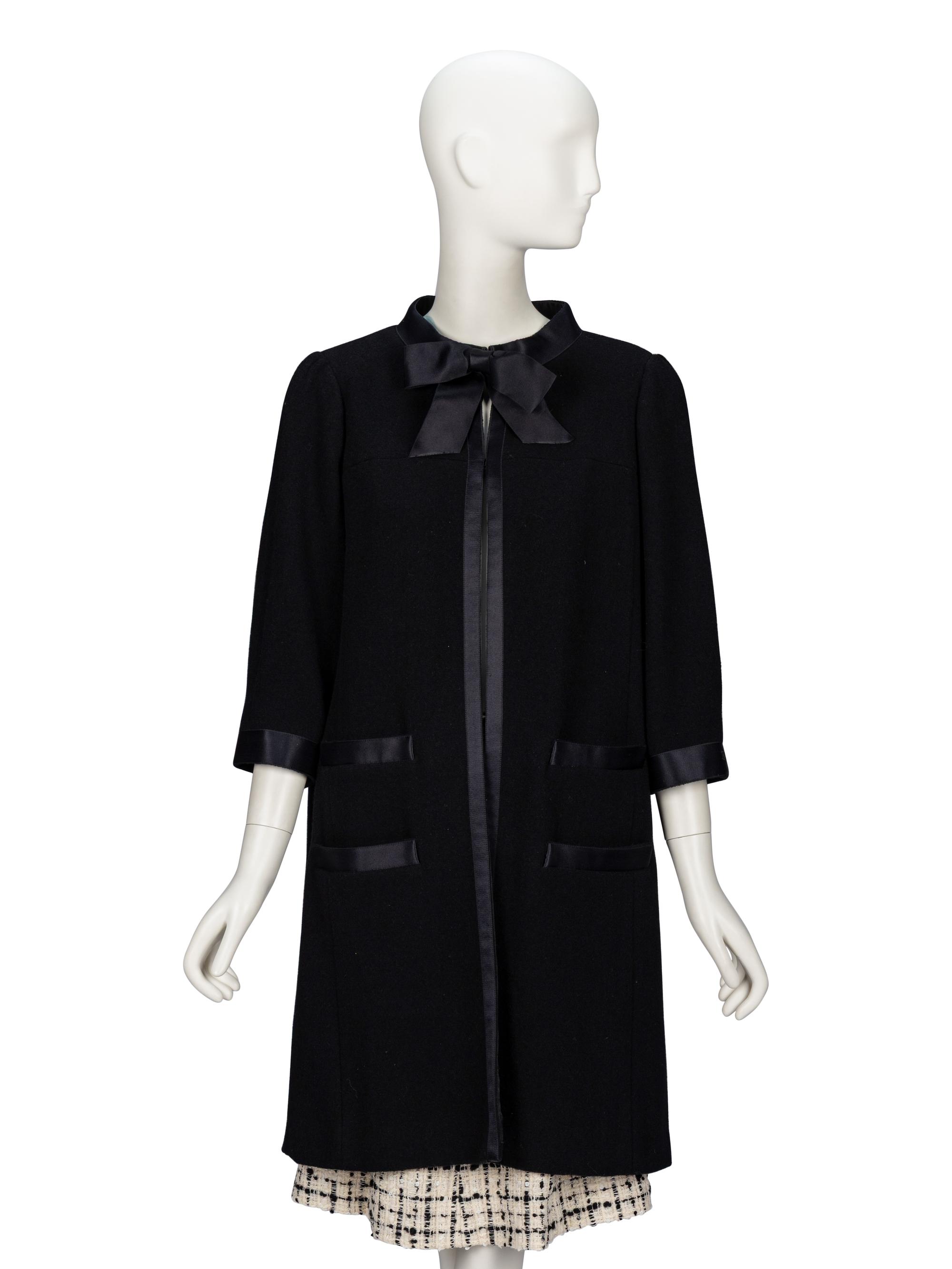 Chanel, Black Evening Coat