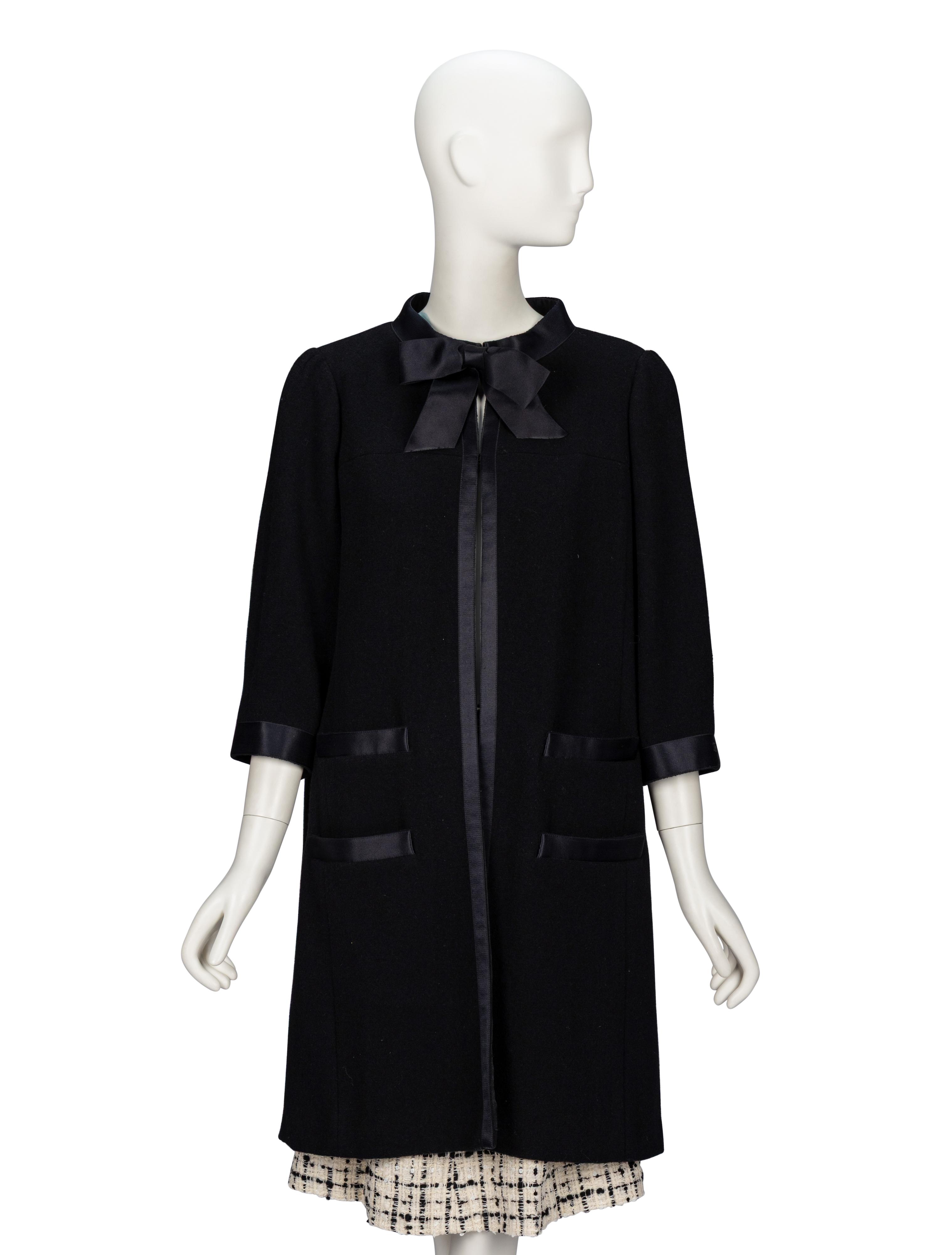 Chanel, Black Evening Coat