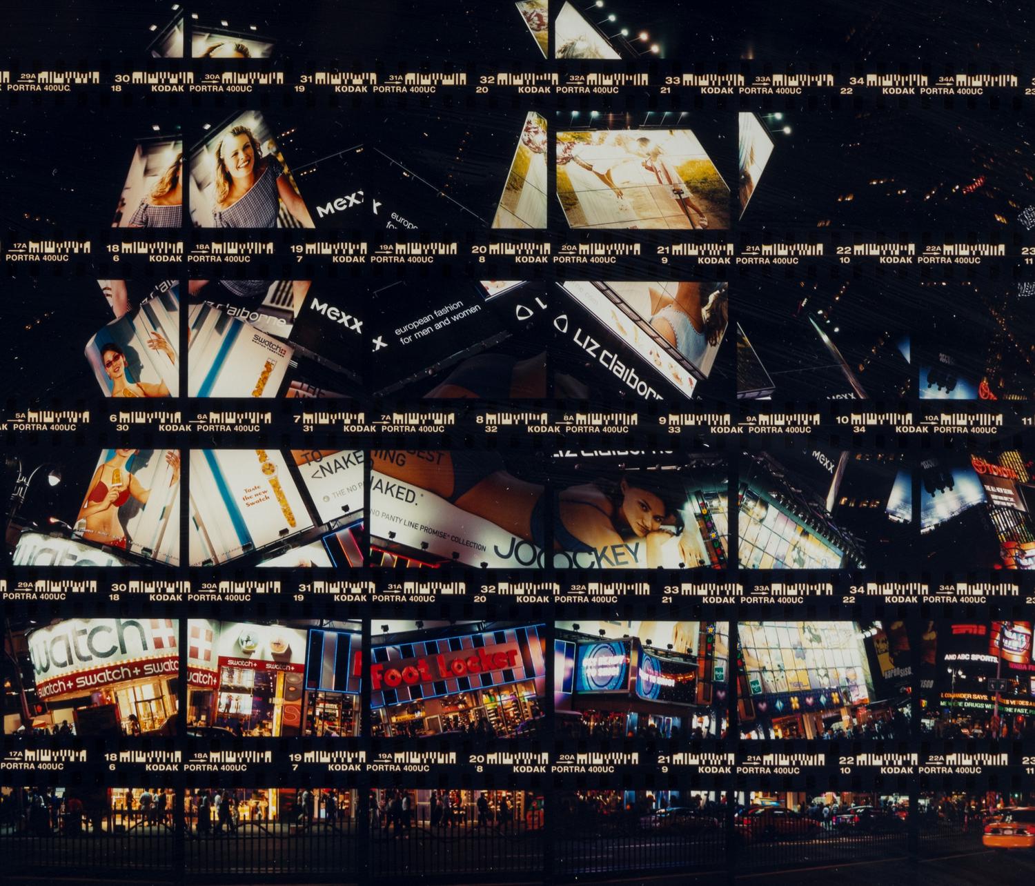 New York, Night at Times Square , 2003