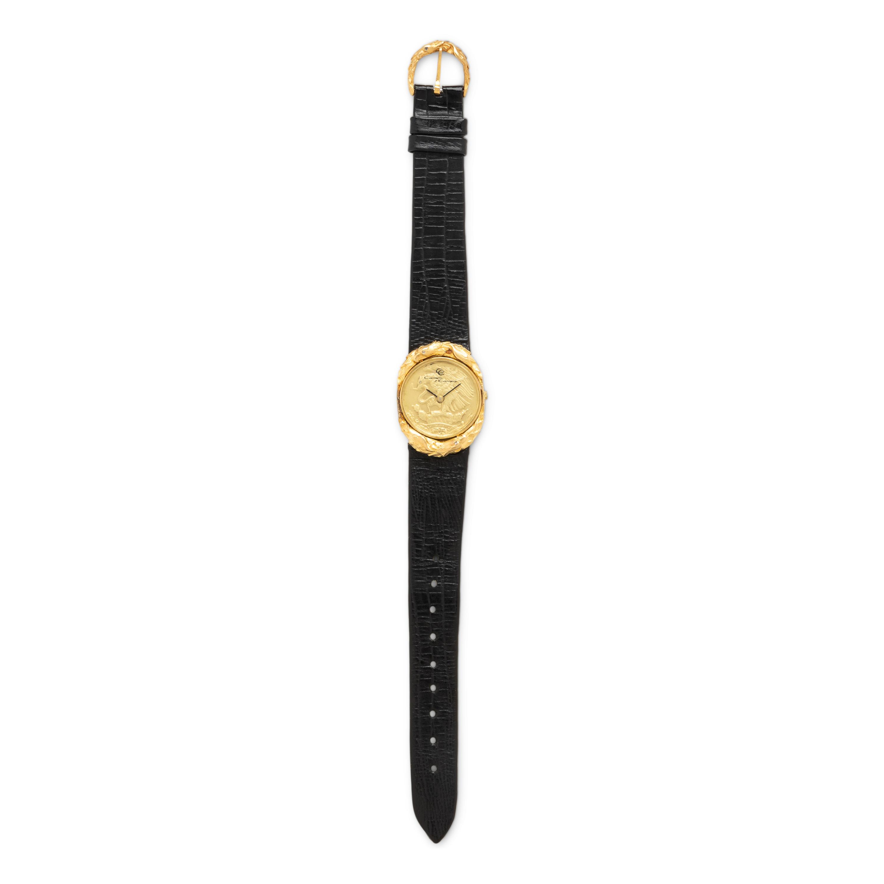 Carrera y Carrera, 18K Yellow Gold Eagle Watch