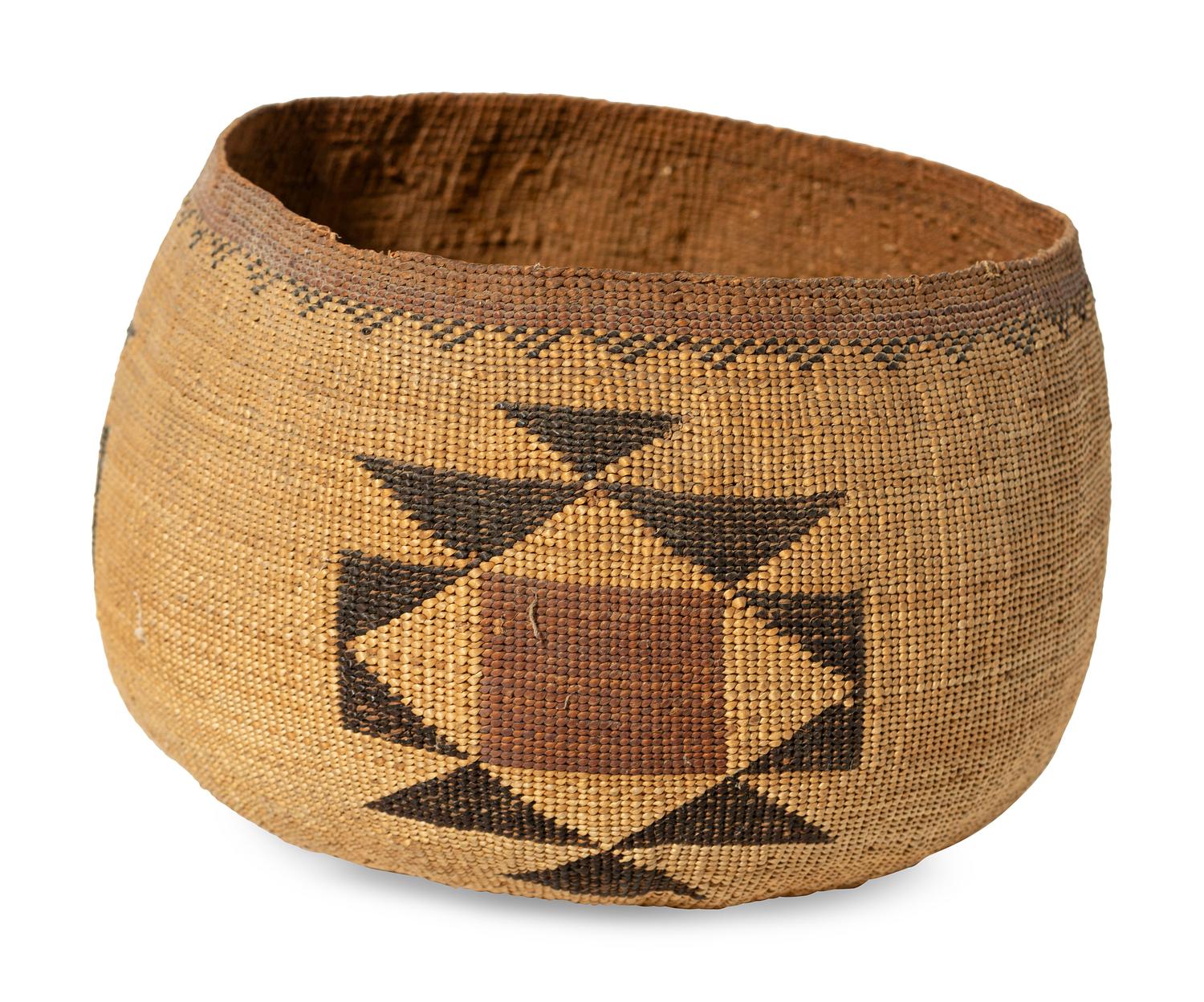 Northern California Polychrome Basket