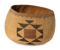 Northern California Polychrome Basket