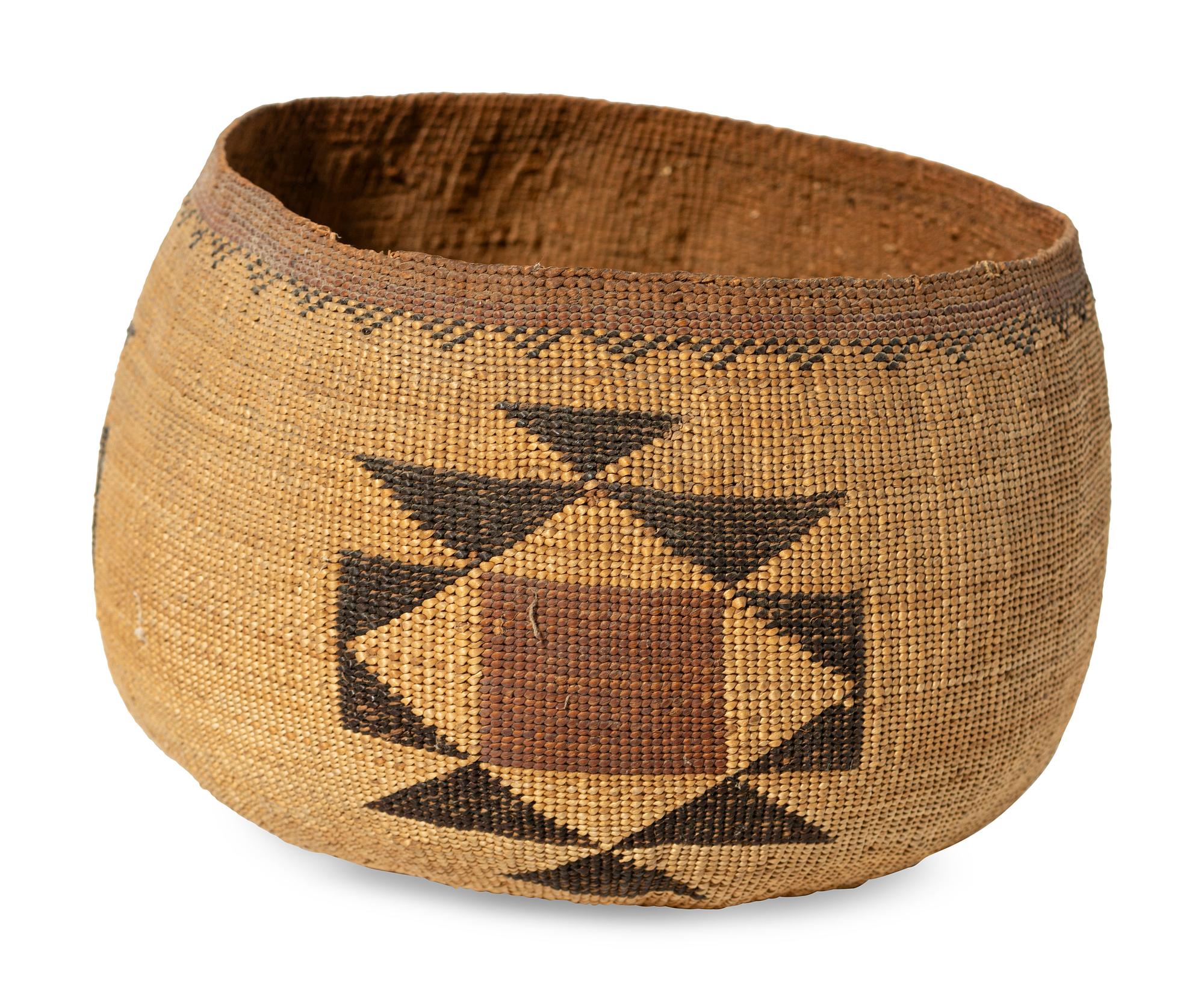 Northern California Polychrome Basket