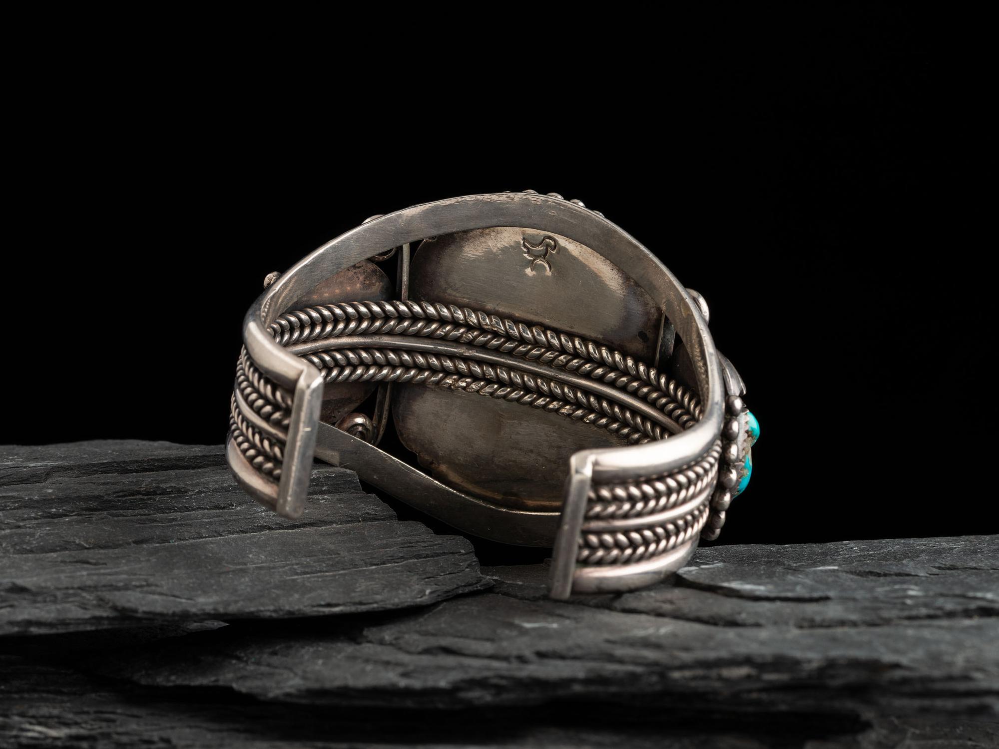 Silver and Turquoise Cuff Bracelet