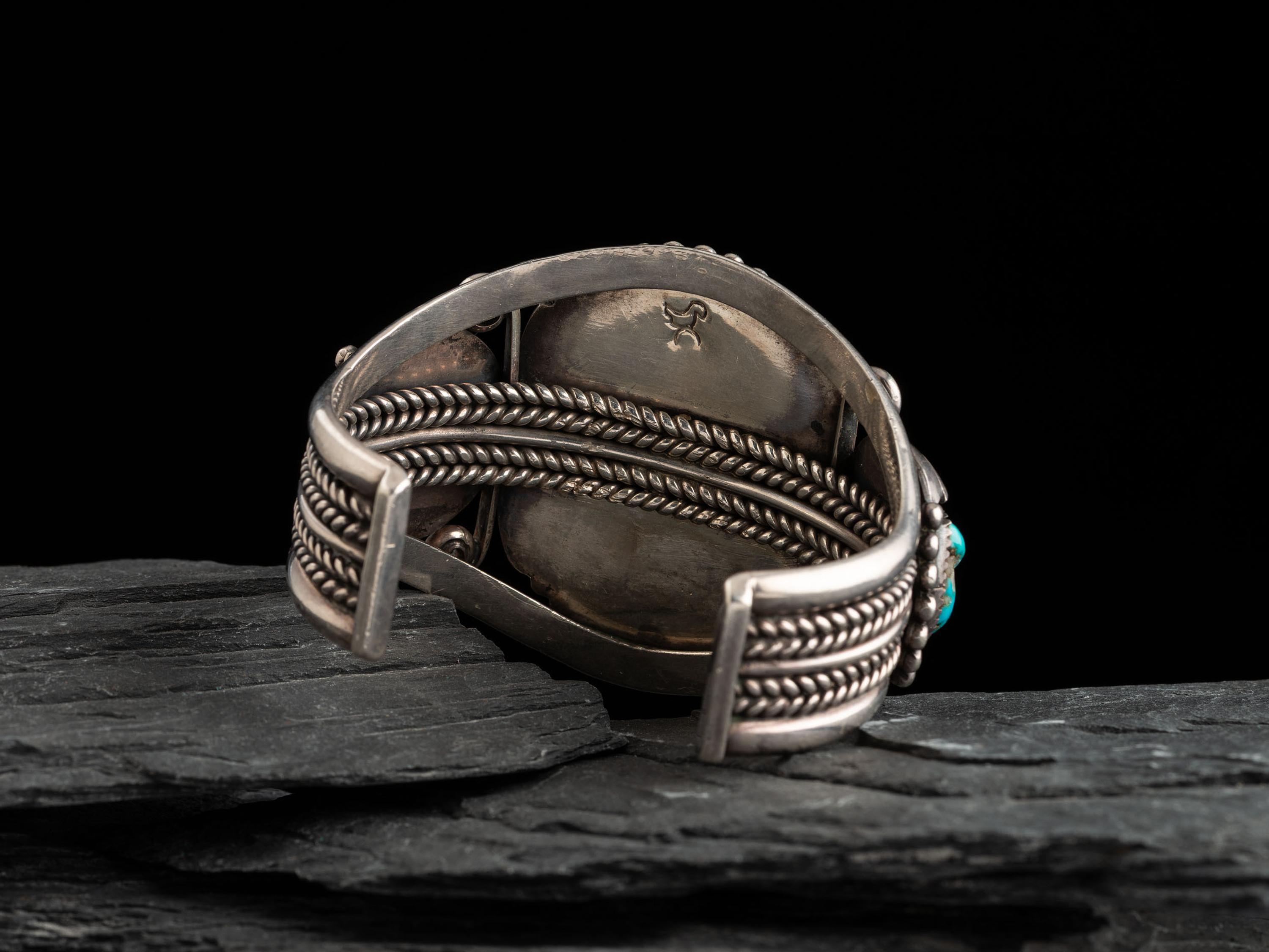 Silver and Turquoise Cuff Bracelet